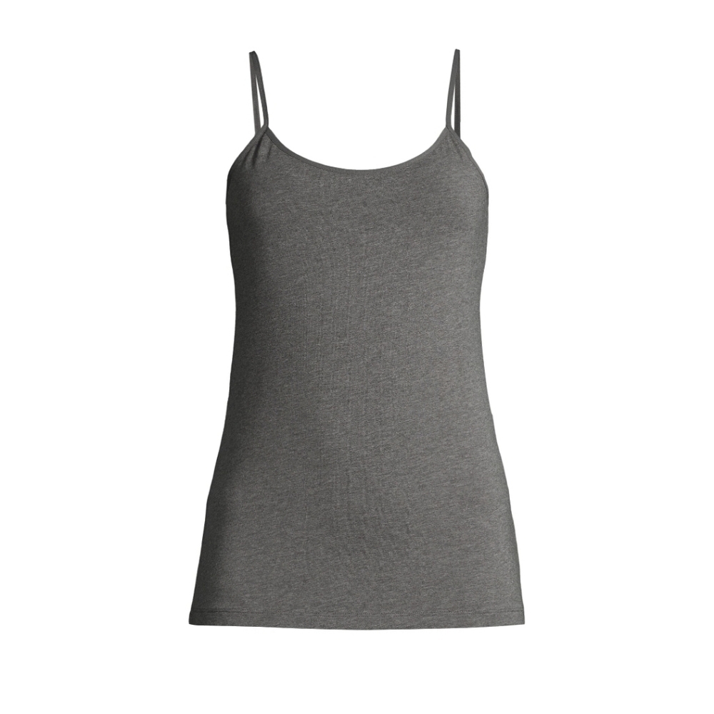 Grey Scoop Neck Cami Top - Picture 4 of 4